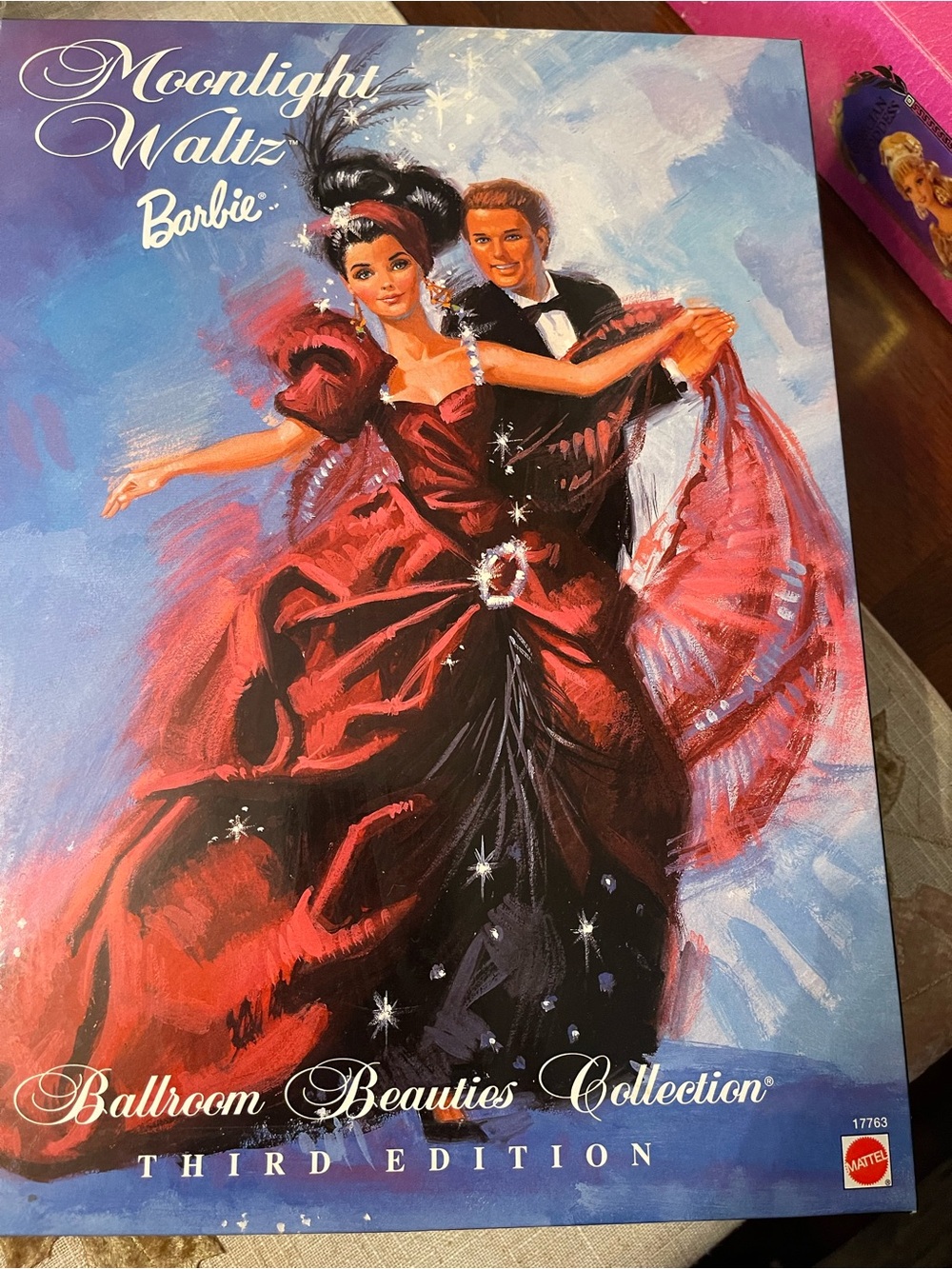Barbie Moonlight Waltz Barbie Red and Black Ballroom Gown